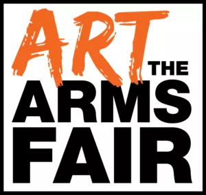 a logo reads Art the Arms Fair